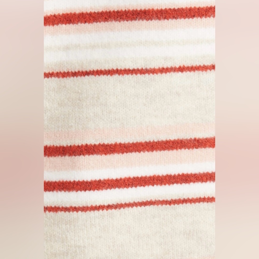CASLON Stripe V-Neck Sweater size S NWT - Picture 4 of 4